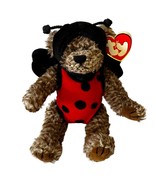 Ty Bugsy Bear in a Ladybug Costume Plush Stuffed Animal  Jointed - $20.34 CAD