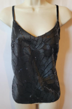 NEW NWT White House Black Market XS Black Sequin Tank Top - $29.99