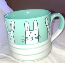 Mint Green Bunny  Rabbit Coffee or Cocoa Mug   NEW - £9.01 GBP
