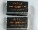2 pack Shea Moisture African Black Blemish-Prone Facial &amp; Body Soap 3.5 oz - £12.46 GBP