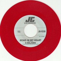 5 MAJORS ~ Echo In My Heart*RARE RED WAX*M-45 !  - £7.22 GBP
