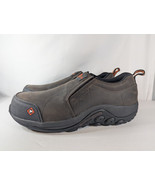 Merrell Jungle Moc Comp Toe Work Shoes Mens 10.5 Brown Leather Slip On C... - $136.75 CAD
