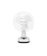 12 Inch Rechargeable Table Fan with LED Night light and Power bank(Tech ... - £56.32 GBP