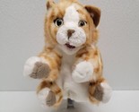 Folkmanis Orange Tabby Kitten Cat Hand Puppet Realistic Full Body Plush - £11.65 GBP