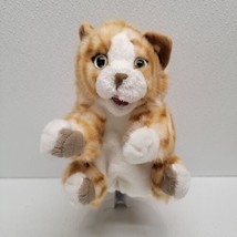 Folkmanis Orange Tabby Kitten Cat Hand Puppet Realistic Full Body Plush - $14.75