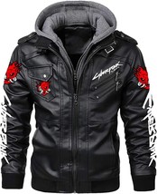 Cyberpunk 2077 Samurai Devil Cosplay Black Leather Jacket - £77.19 GBP+
