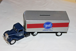 VINTAGE 1989 ERTL YORK PEPPERMINT PATTIE TRACTOR TRAILER 1937 SEMI BANK ... - £15.98 GBP