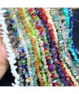 16'' Natural Chip Stone Strands - Amethyst, Labradorite, Quartz &amp; More W... - $29.90+