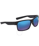 Costa Del Mar HFM 155 OBMP Half Moon Sunglasses Black / Blue Mirror 580P... - $213.00