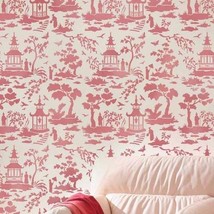 Secret Garden Toile Stencil- LARGE WALL STENCIL instead of Wallpaper - Easy to U - £41.70 GBP