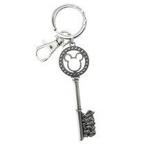 Mickey Mouse Key Shaped Keychain Silver - £11.78 GBP