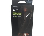 Nike Pro Football Arm Sleeves Pair Adult Size L/XL Dri-Fit Black NEW NFS... - £19.14 GBP