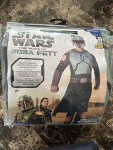 Boba Fett Adult Costume Size XL 36-38 Jazwares Star Wars Mask Cape Jumpsuit NEW - £35.04 GBP