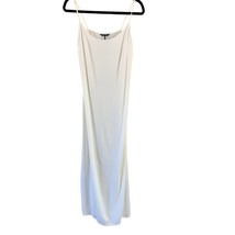 Daisy Fuentes Womens Size Medium Cream Ivory Maxi Dress Spaghetti Strap Slip Dre - £19.46 GBP