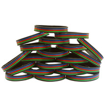 20 of Triple Stripe Wristbands - Bracelets with The Thin Blue, Red, Green Line - £11.74 GBP