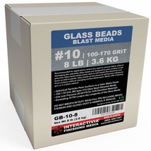 #10 Glass Beads - 8 lb or 3.6 kg - Blasting Abrasive Media (Extra Fine) ... - £35.39 GBP