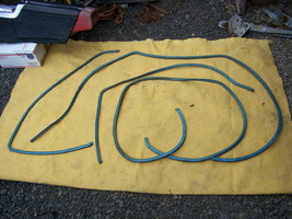 1968 Dodge Coronet Station Wagon Door Edge Trim Oem Blue Vinyl 4 Door - $89.99