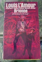 1968 Louis L&#39;Amour-Mitchell Hooks BRIONNE Bantam Western Vintage Paperback - £7.17 GBP