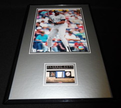 Dave Winfield Framed 11x17 Game Used Jersey 2 Color &amp; Photo Display Yankees - £55.31 GBP