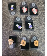 Boyds Bears Bearwear Collector’s Pin Rebel Paw Girl Bear 8 Pins on Cards - $21.65