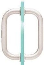 Shower Door Pull Handles With A 3/4&quot; Diameter, 6&quot; Long, In Brushed Nicke... - $54.92