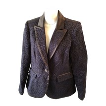 NWOT Cupcakes and Cashmere Suzie Jacquard Blazer Size Medium - £69.33 GBP