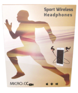 New Micro CC Wireless Bluetooth Sport Noise Cancelling Headphones - Gold - $227.40 MXN