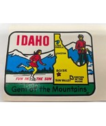 Vintage Baxter Lane Co. Water Dip Decal Idaho &quot;Gem of the Mountains&quot; 4X3 - €3,62 EUR