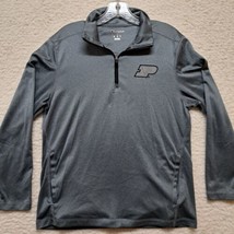 Champion Purdue Boilermakers 1/4 Zip Pullover Shirt Small Gray NCAA Casual - £17.74 GBP