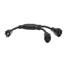 Eaton P022-001-13A-2 EATON TRIPP LITE SERIES EXTENSION CORD Y SPLITTER, ... - $32.55