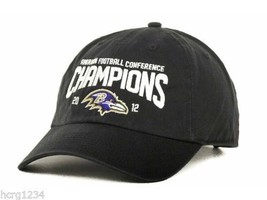Baltimore Ravens NFL Football Team Headwear AFC Conference Champions Cap Hat - £13.51 GBP