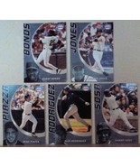 Set of 5 TOPPS Baseball Trading Cards, 2002 In-Box Premium For NESTLE Ice Cream - $8.00