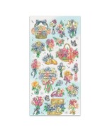FLOWER STICKERS Craft Scrapbook Sticker Sheet Kawaii Colorful Floral Bou... - €2,11 EUR