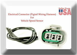 3 Wires Connector Of Vehicle Speed Sensor (Vss) SC303 Fits: Acura Honda Isuzu - £10.05 GBP