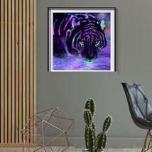 Neon Tiger Art Diamond Painting - £27.10 GBP