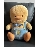 Piyo Piyo Duck Plush 18&quot; Overalls  Vintage  1991 - $128.69