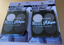 L.A Colors  Nude Glam Eyeshadows C68457 Smooth Jazz Lot Of 2 in Box - $13.29