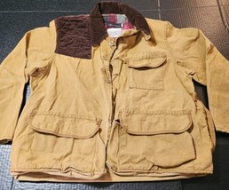 Vintage Red Head Brand Duck Canvas Hunting Jacket Mens SZ L Waterproof *Read*  - $28.91