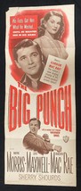 The Big Punch Home Original Insert Movie Poster 1948 Gordon MacRae - $75.18