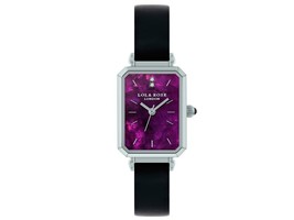 Lola Rose LR2157 Purple Dial Leather Strap Watch for Women - £89.79 GBP