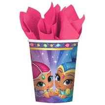 Shimmer and Shine 8 9 oz Hot Cold Paper Cups Birthday Party - £3.87 GBP
