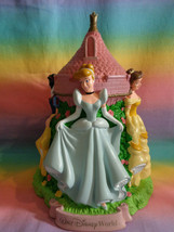 Walt Disney World Princess Cinderella Castle and 3 Other Princesses Piggy Bank - $14.83
