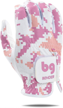 Bender Golf Glove | Wear on Right | (Pink Digital, Mens Small) - £24.09 GBP