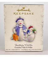 Hallmark Keepsake Ornament Hauntington Collection Grandma Tillie And Willie - £12.24 GBP