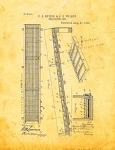 Gold Sluice Box Patent Print - Golden Look - £6.21 GBP+