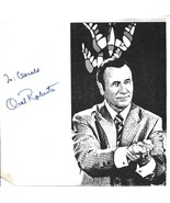 Oral Roberts autograph-Paper picture +  bonus-Christian Televangelist - €8,68 EUR