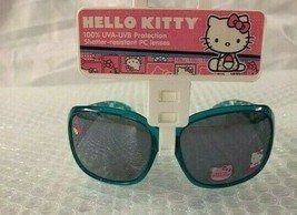 Girls kids HELLO KITTY Green bling rhinestones Sunglasses Sanrio mermaid... - $6.99