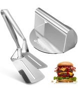Smash Burger Press Kit, Burger Smasher For Griddle With Burger Spatula, ... - £23.59 GBP