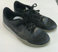 NIKE Kobe KB Mentality 2 Basketball Shoes GS jBlack Cool Grey - £24.10 GBP