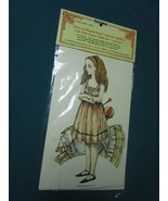 ALICE IN WONDERLAND AND RABBIT CUT-OUT PAPER DOLLS  IN PACKAGE NEW - $324.10 MXN